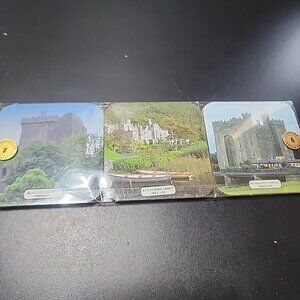 Vintage Ireland Landmark Castle  Coasters Cork Back